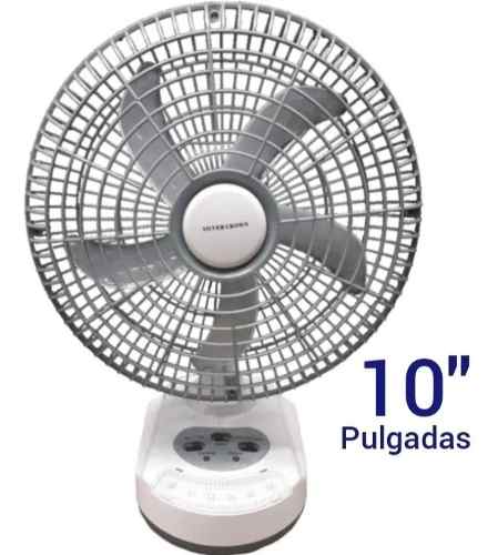 Ventilador Recargable De Mesa / 10 Pulgadas, Somos Tienda !!