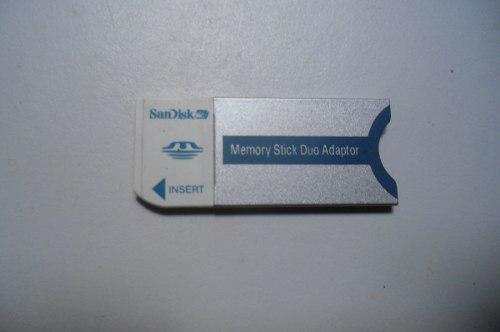 Adaptador De Memoria Sandisk Memory Stick Duo Adaptor
