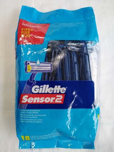 Afeitadoras Desechables Gillette Sensor 2, 18 Unid