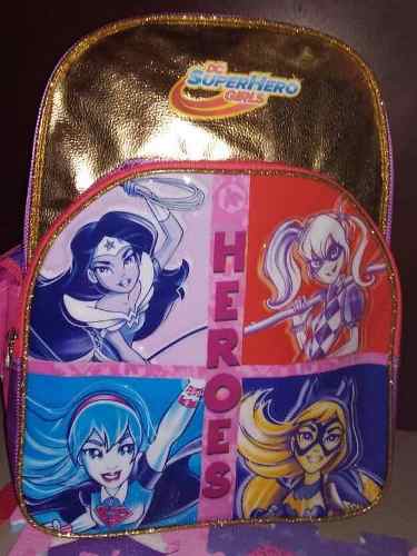 Bolso Morral Escolar Super Hero Girls Dc Comics