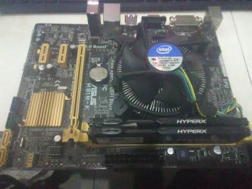 Cpu Combo Procesador Core I3 3,4ghz T Madre Asus Hb1m-k Ddr3