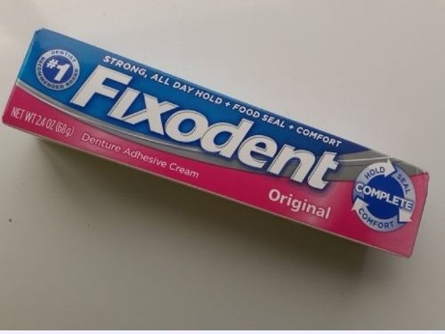 Crema Dental Adhesiva Fixodent 68 Gr Originales 100%