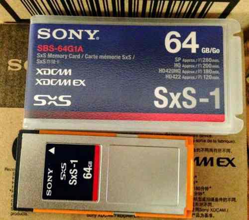 Memoria Card Sxs-1 Xdcam-xdcam Ex 64gb/go
