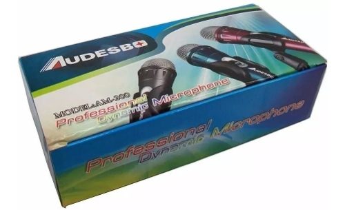 Micrófono Audesbo Am 200 Profesional Alambrico Cable 3.5mt