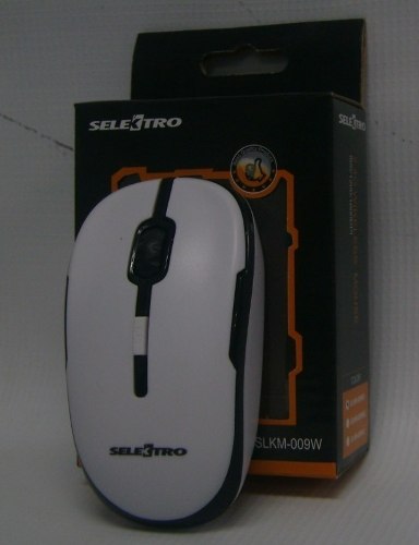 Mouse Inalambrico Selektro Blanco/negro Slkm-009wb A312