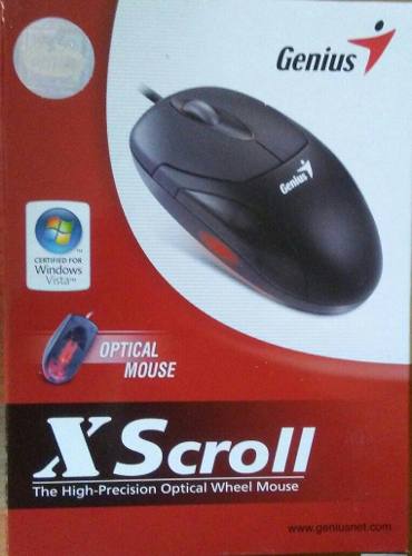 Mouse Optico Genius Xcroll. Ps/2 Negro.