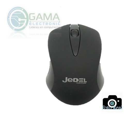 Mouse Optico Jedel Usb Inalambrico W-120 Negro