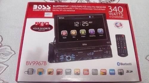 Reproductor Boss Bv9967b Motorizado Bluetooth Usb Auxiliar O