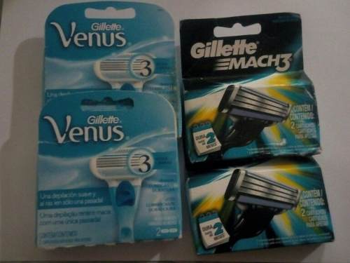 Repuestos Para Afeitadoras Gillette Mach3 Y Venus Originales