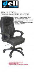 Silla presidencial canaima color negro dell office