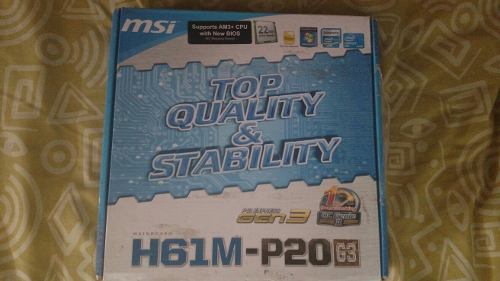 Tarjeta Madre Intel  Msi H61m-p20 Reparar Repuesto