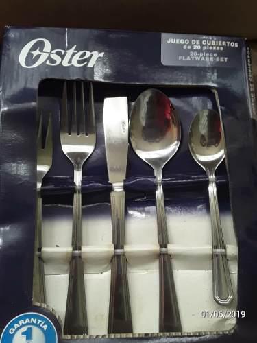 Juego De Cubiertos Oster 20 Piezas Nuevos