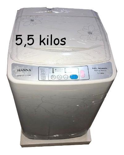 Lavadora Automatica 5.5 Kilos Hanna