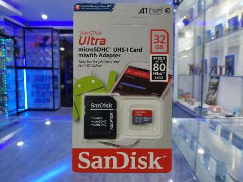 Memoria Micro Sd  Gb Adaptador Sandisk