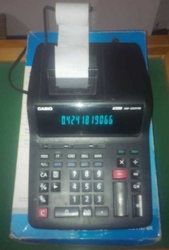 Calculadora Sumadora Casio Dr-120tm 12 Digitos