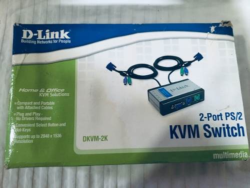 D-link Switch Kvm 2-port Ps/2 Modelo Dkvm-2k(35ver)