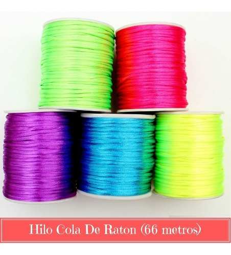 Hilo Cola De Raton Variedad De Colores