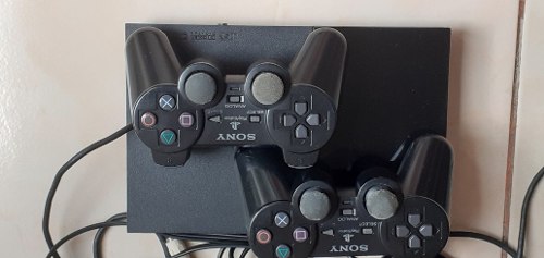 Playstation 2 Con Dos Controles