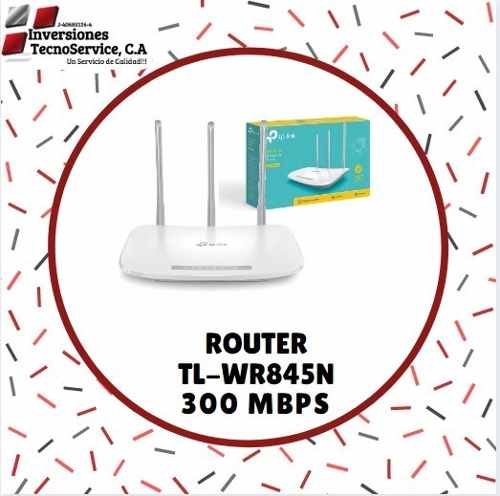 Router Tp-link Tl-wr845n 300mbps Inalámbrico