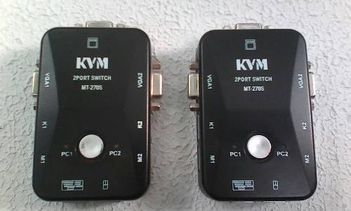 Switch Conmutador Kvm 2 Puerto Entrada Vga Ps2