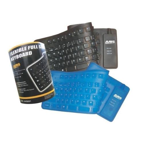 Teclado Flexible Negro Usb/ps2 Ams