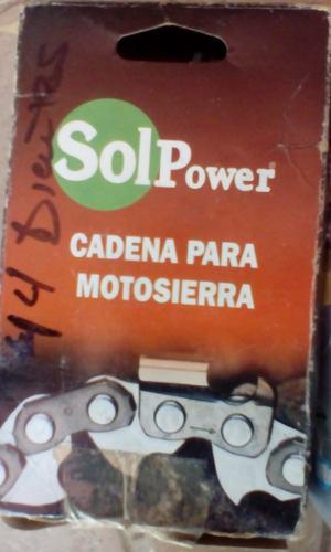 Cadena Para Moto Sierra 34 Dienes Sol Power 3/8 1,5