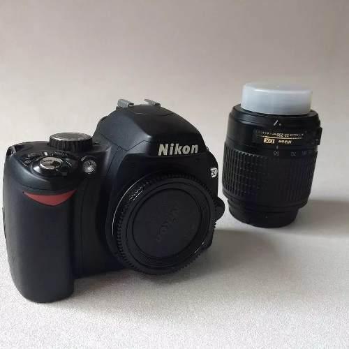 Camara Nikon D60 + Lente 18-55 Nikon Vr