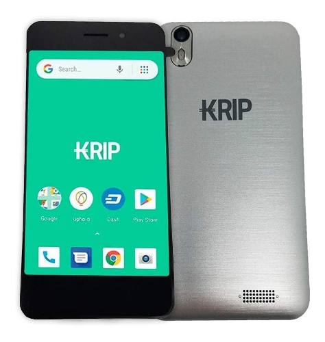 Celular Krip K4 Plateado 1 Gb Ram, Android Oreo 8.1, 8gb Rom
