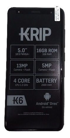 Celular Krip K6 Nuevo Liberado 3g -tienda Fisica- Garantia