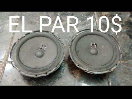 Corneta 6 1/2 Para Puerta Carro El Par 10$ Reparada