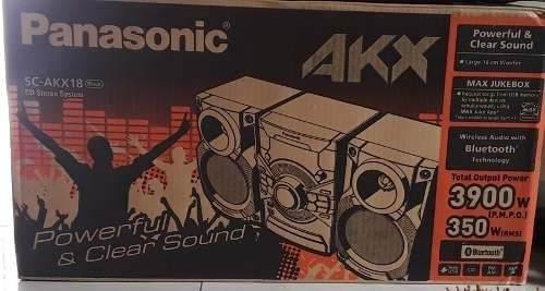 Equipo De Sonido Panasonic Sc-akx18 3900w Con Bluetooth