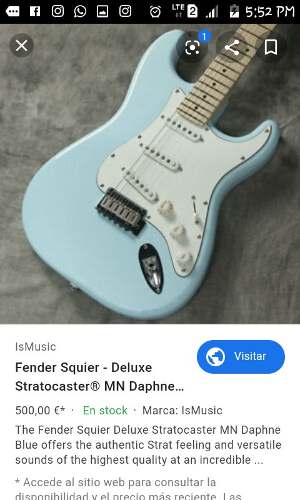 Guitarra Squier Deluxe Bajo Yamaha Rbx 375