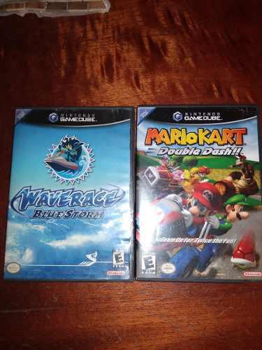 Juegos Game Cube Mario Kart Double Dash Waverace Blue Storm
