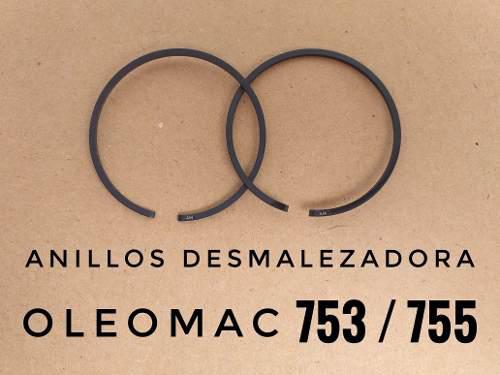 Kit De Anillos Aros Para Desmalezadora Oleomac 753 Y 755