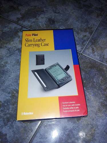 Slim Leather Carrying Case Para Palm Pilot