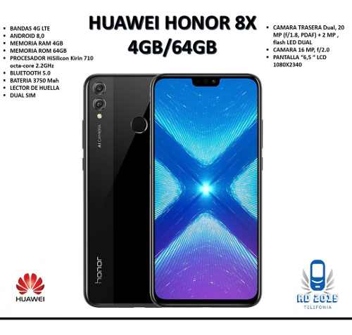 Telefono Celular Huawei Honor 8x 4gb/64gb