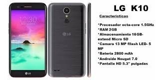 Teléfono Celular Lg K10