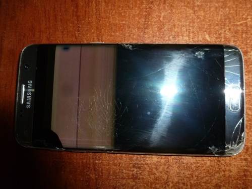 Teléfono Celular Samsung S7 Edge Pantalla Partida Cambio