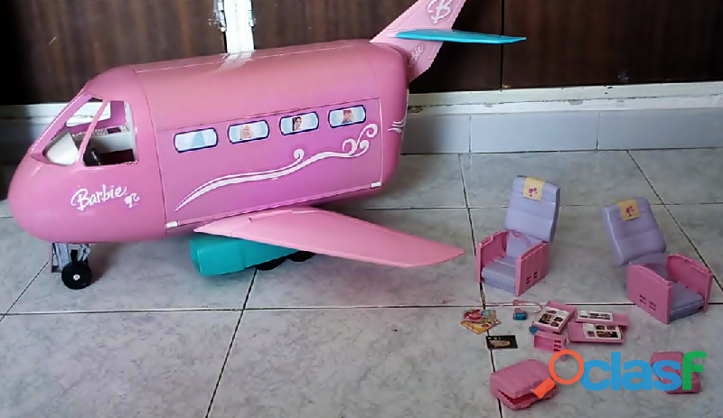 Avion de Barbie marca Mattel