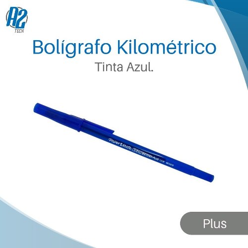 Bolígrafo Kilométrico, Paper Mate Azul, Caja X 12