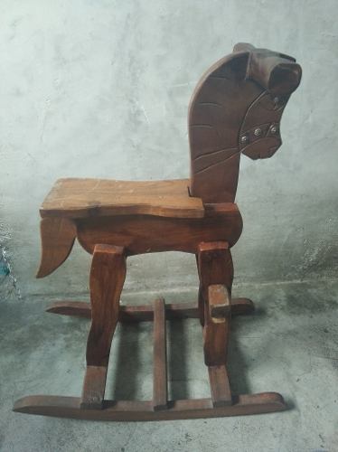 Caballo De Madera Tipo Mesedora