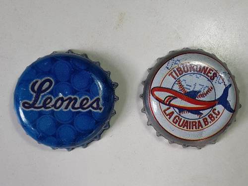 Chapas De Refrescos Con Logos De Equipos De Beisbol