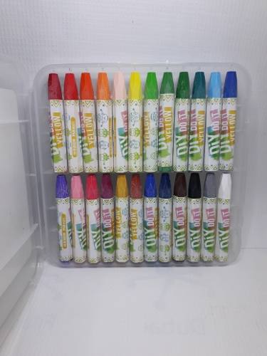 Crayines De Cera 24 Unidades
