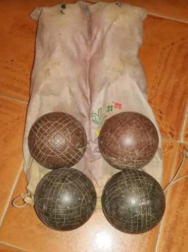 Juego De Bolas Criollas Usado Marca Bocca