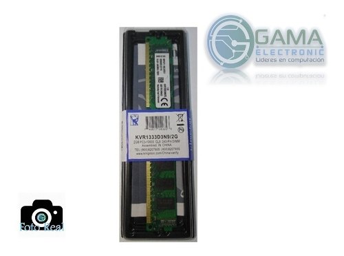 Memoria Kingston Ddr3 2gb mhz Kvrd3n9/2g