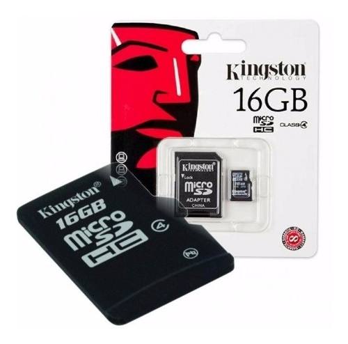 Memoria Kingston Micro Sd 16gb Con 1 Adaptador Clase 10 Sdhc
