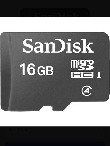Memoria Micro Sd 16gb Sandisk Original Nueva Mayor Y Detal