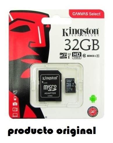 Memoria Micro Sd 32gb Kingston Original