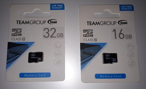 Memoria Micro Sd Teamgroup 32gb Y 16gb