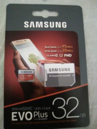 Memoria Microsd Samsung 32 Gb Con Adaptador Clase 10 Origin